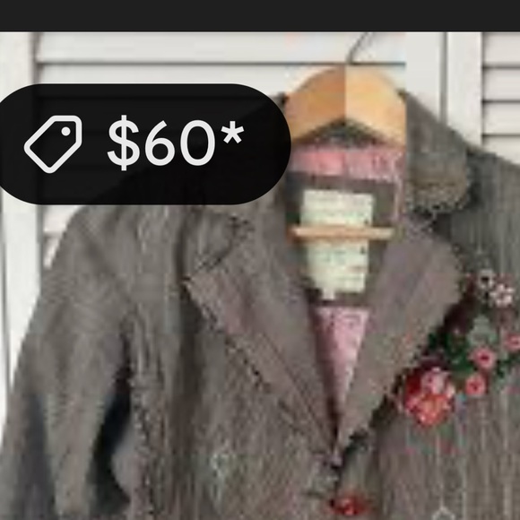 Adorable Aziz Embroidered Striped Blazer button needs a lil’ stitcheroo - Picture 14 of 14